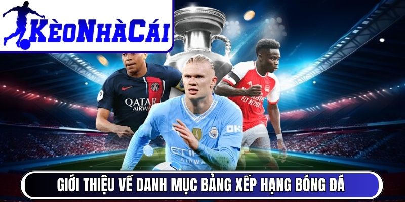Giới thiệu về danh mục bảng xếp hạng bóng đá tại Kèo Nhà Cái