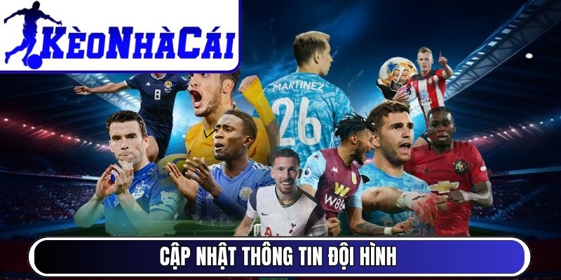 Cập nhật thông tin đội hình